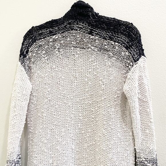 Anthropologie Akemi & Kin Black White Knit Sweater Cardigan size xs - Picture 6 of 8